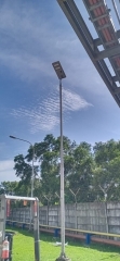 PENEL Integrated Solar Streetlights were replacing the old lamps in Indonesia in 2023.