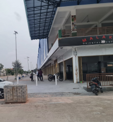 PENEL Solar led street lights were illuminating the streets with 9m installation height in 2024 in Indonesia