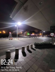 PENEL Solar led street lights were illuminating the city streets in 2025 in Vietnam