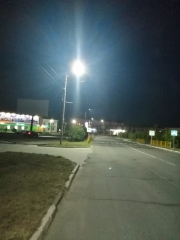 PENEL LED Street lights 150W were illuminating the streets in 2021 in Russia