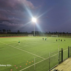 Soccer field used PENEL 1000W sports lights in 2025 in Italy