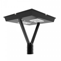 2025 New integrated post-top Solar LED Garden light with MPPT controller