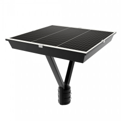 2025 New integrated post-top Solar LED Garden light with MPPT controller