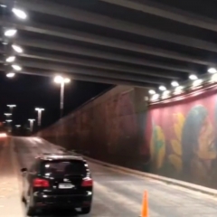 Tunnel used PENEL 100w flood lights in 2025 in Argentina