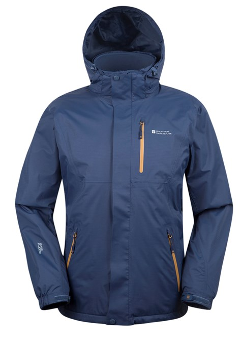 Mens 3 in 1 Waterproof Jacket