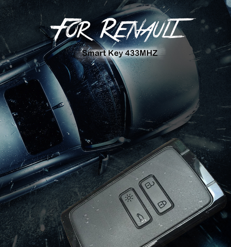AK010006 for Renault Espace 5 Smart Key 4 Button 433MHz