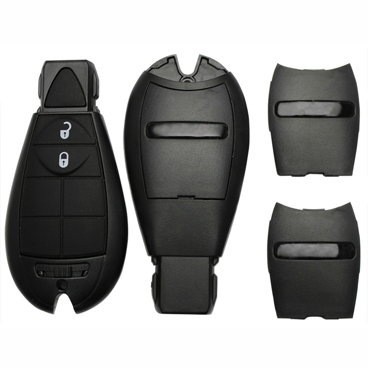 Guscio Portachiavi Alamor A 4 Pulsanti Con Lama Non Tagliata Per Dodge Avenger Chrysler Jeep – Sostituzione Telecomando - 4