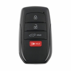 AK007192 Toyota Highlander 2024 Genuine Smart Remote Key 3+1 Buttons 314.35/312.11MHz 8990H-0E600
