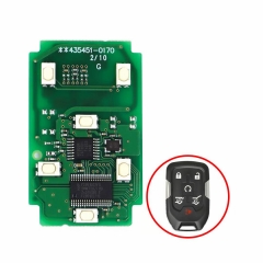 AK014118 Chevrolet / GMC 2015-2020 Original Remote PCB 6 Buttons 433MHz 13508282 FCC HYQ1EA