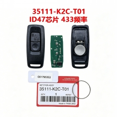 AK038024 for 35111-K2C-T01 — Compatible with Honda Lead 125 Motorcycle Key (ID47 Chip, 433 MHz Frequency)