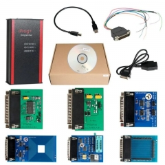 AKP295 Iprog+ Pro Programmer V85 Full Kit | Support IMMO Key Programming, Mileage Correction, Airbag Reset, ECU Repair | Replacement for Carprog Full & Digiprog3 Odometer Tool