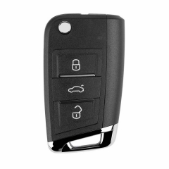 AK067129 Xhorse VVDI Key Tool VVDI2 Flip Remote Key 3 Buttons MQB Style XEDM01EN with Super Chip
