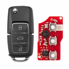 AK067132 Xhorse VVDI Key Tool VVDI2 Wire Remote Key 3 Button VW Style XKB526EN