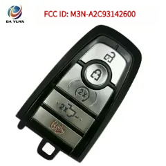 AK018076-O for Ford 5-button smart key 902MHz FCC:M3N-A2C93142600 Part No. 164-R8166 Applicable to 2017-2023 F Series / Bronco, with tailgate button PEPS