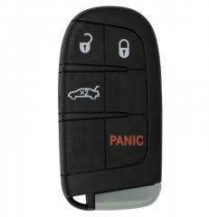 AK024058 Compatible with Dodge 3+1 button smart remote control, FCC ID M3N-40821302, 433MHz frequency, PCF7945 chip