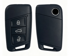 AK001164 Suitable for Skoda 3-key 433MHz ID48 chip folding remote key, non-smart type, part number 6VO 959 752 D