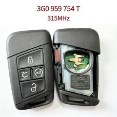 AK001163 Flip remote key for Volkswagen, 4-button, part numbers A2C39030403 / 3G0 959 754 T, 315MHz, FCC ID KR5FS14-US, IC 7812D-FS14-US.