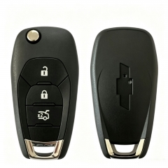 AS014058 3-Button Flip Key Shell for Chevrolet
