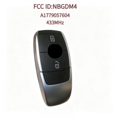 AK002070 Smart key for Mercedes-Benz, 2-button, 433MHz frequency, FCC ID NBGDM4, part number A1779057604