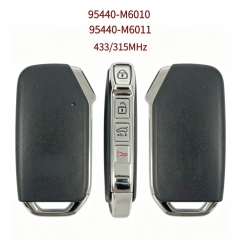 AK051177 Compatible with 2019–2020 Kia K3 (3+1 buttons); switchable between 433MHz and 315MHz; replaces smart remote key part numbers 95440-M6010/95440-M6011