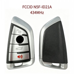 AK006103 3+1 button, 434MHz smart key (FCC ID: N5F-ID21A) for BMW G-series vehicles