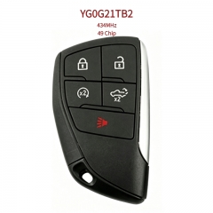 AK014130 Smart proximity key for Chevrolet (4+1 buttons, 434MHz, 49 chip, FCC ID: YG0G21TB2)