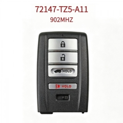 AK003198 Suitable for Acura 4-button (Driver 2) smart remote key; OE No. 72147-TZ5-A11; 902 MHz; 4th-generation AES chip