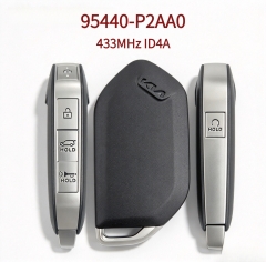 AK051225 Suitable for Kia 5-Button Smart Remote Car Key (95440-P2AA0, 433MHz, HITAG 128-bit AES ID4A NCF29A1M)