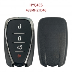 AK014089 Smart Remote Key for Chevrolet (3+1 Buttons, 433MHz, FCC ID HYQ4ES, PN 13547792 / 13522890)