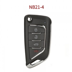 AK043240 Keydiy KD Universal Flip Remote Key 3+1 Buttons Knife Type NB21-4 Car Folding Key