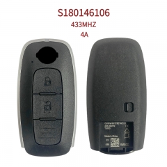 AK027118 Suitable for Nissan 2-Button Smart Remote Key (433MHz, 4A Chip, Continental S180146106 TXPZ1, Part No. 285E3-5MS0C)