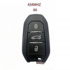 AK009053 Suitable for Peugeot 3-button smart remote key (434MHz / 4A NCF29A1M A3M15 IM3A chip / OE No. 9842119480)