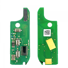 AK017031-PO Original 3‑Button Remote Key PCB Board For Fiat 433MHz ID46 PCF7946 Chip, Circuit Board Only
