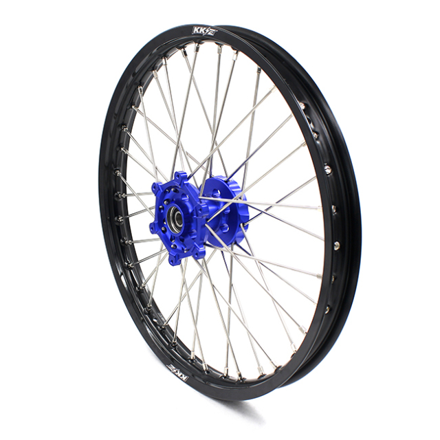 KKE 21/18  Dirt Bike Enduro Wheels Set Fit YAMAHA WR250R 2008-2020 Blue Hub