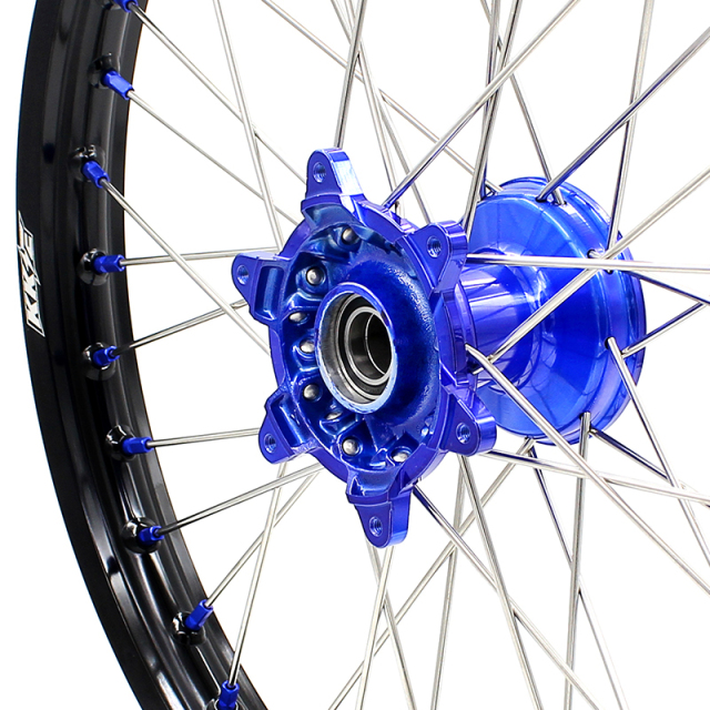 KKE 21/19 Cast Hub Billet Rims MX Dirt Bike Wheels Fit Yamaha YZ125/250 1999-2021 YZ250F YZ450F