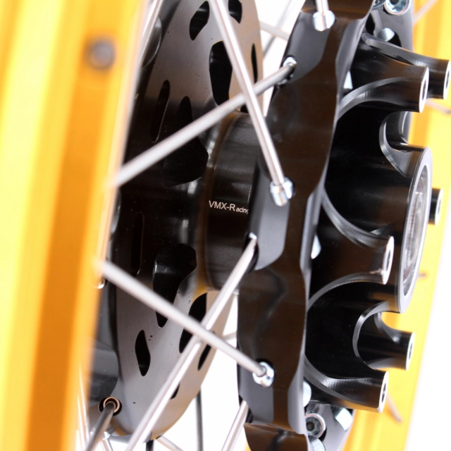 VMX 2.15*21"/4.25*17" Tubeless Wheels Rims Fit for BMW F800GS 2008-2021 Black Hub Gold Rim