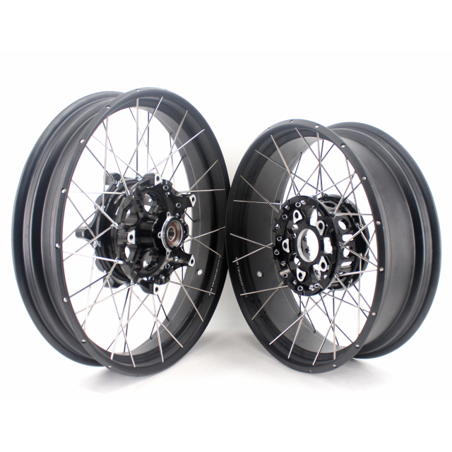 VMX 3.0*19"/4.25*17"  Tubeless Wheels Set Fit for BMW R1200GS 2013-2021 Black Hub/ Rim