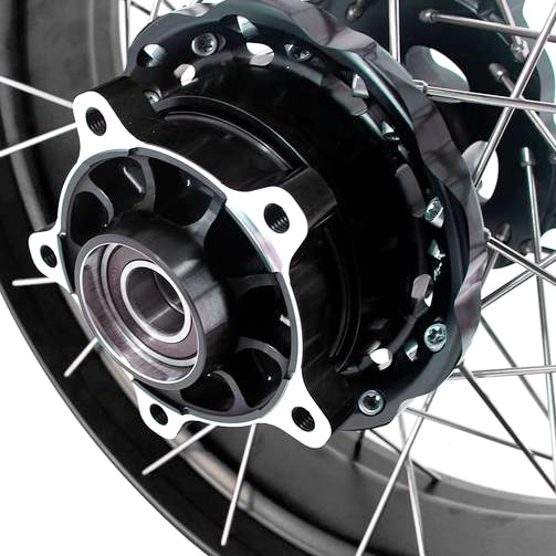 VMX 3.0*19"/4.25*17" Tubeless Wheels fit BMW F750GS 2019-2021 Black Hub Black Rim