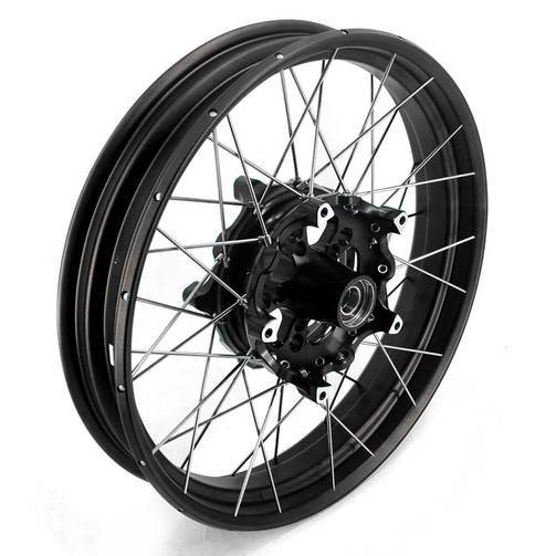 VMX 3.0*19"/4.25*17" Tubeless Wheels fit BMW F700GS 2012-2018 Black Hub/Rim