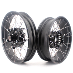 VMX 3.0*19"/4.5*17"  Tubeless Wheels Set Fit for BMW R1200GS/R1250GS 2013-2022 Black Hub/ Rim