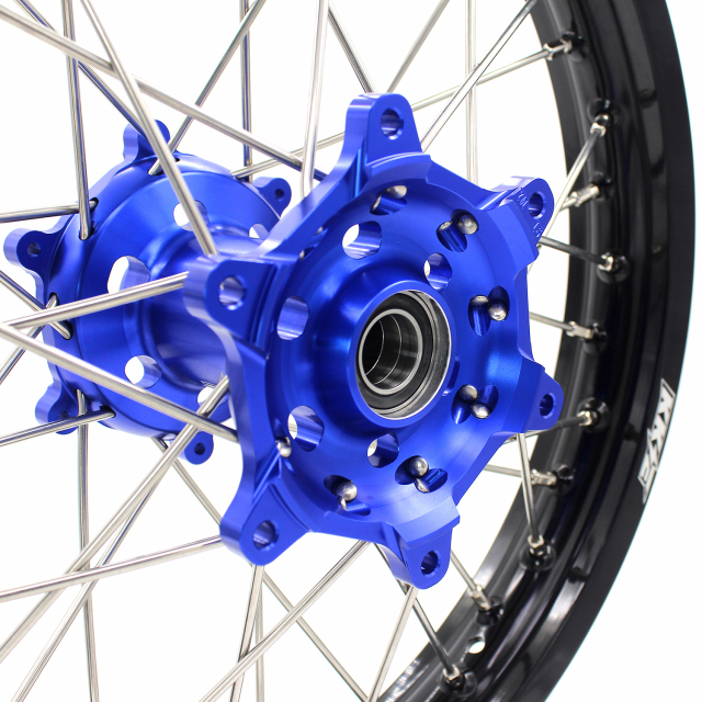 KKE 21/19 MX Dirtbike Wheels Set Fit YAMAHA YZ125/250 1999-2021 YZ250F YZ450F 2003-2020 Blue