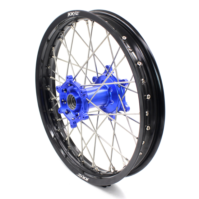 KKE 21/19 MX Dirtbike Wheels Set Fit YAMAHA YZ125/250 1999-2021 YZ250F YZ450F 2003-2020 Blue
