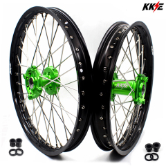 KKE 1.6*21/2.15*18 Dirt bike Motorcycle Wheels Rims Set Fit KAWASAKI KX250F KX450F 2006-2019