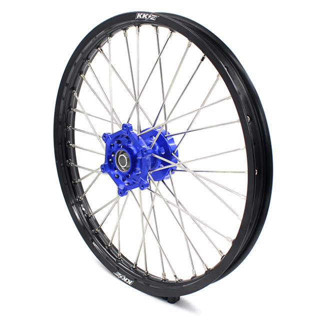 KKE 21/18 Dirtbike Enduro Wheels Set Fit YAMAHA WR250F 2001-2018 WR450F 2003-2018 Blue