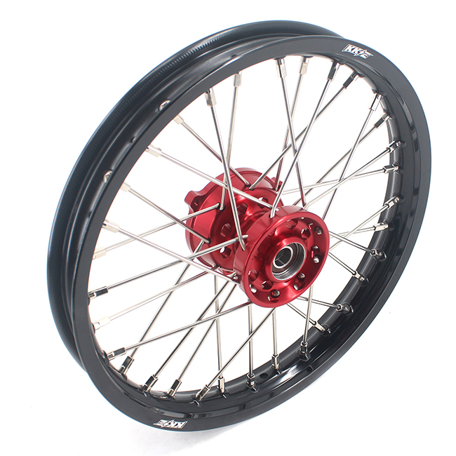 KKE 1.4*14"/1.6*12" Kid's Small Wheels Compatible with KTM65 SX Fit GasGas mc 65 2021 Red Hub