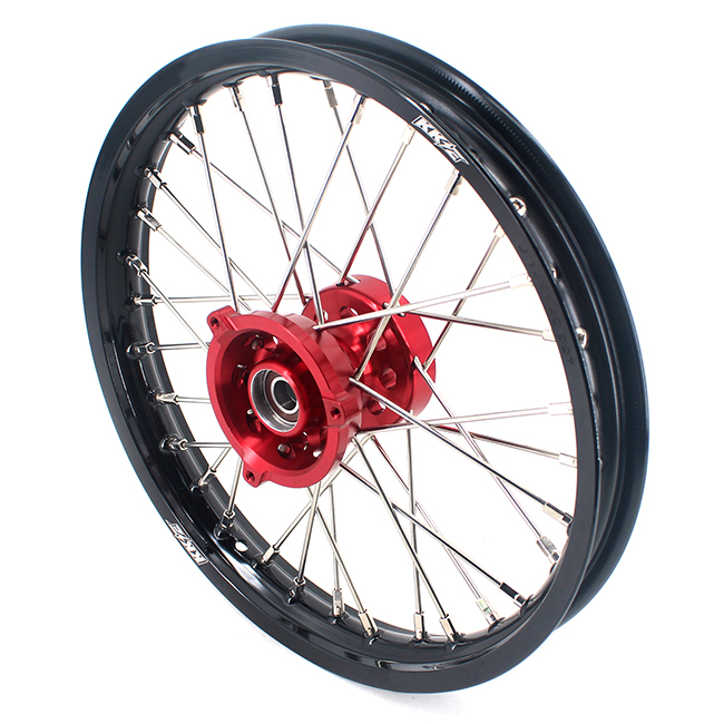 KKE 1.4*14"/1.6*12" Kid's Small Wheels Compatible with KTM65 SX Fit GasGas mc 65 2021 Red Hub