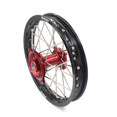 KKE 1.6*19/1.85*16 Kid's Small Wheels Set Fit HONDA CR80R 1993-2002 CR85R 2003-2008 Red