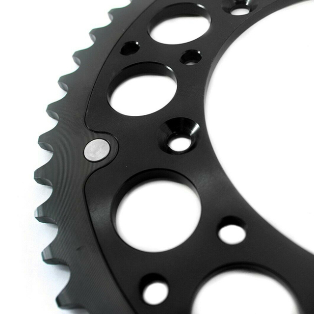 KKE Rear Hybrid 51T Black Sprocket for YAMAHA YZ125 YZ250 YZ450F WR400F WR426F WR450F