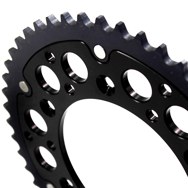 Rear Hybrid 51T Black Sprocket Fit HONDA CRF 250R 450R 250X 450X CR 125R/E 250E