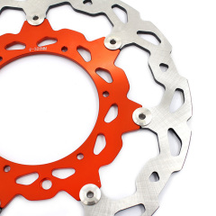 KKE 320MM Oversize Floating Brake Disc Rotor Fit KTM 125cc-640cc 1998-2020 Orange